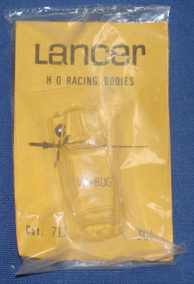 Lancer HO Scale Clear Slot Car Body Kit 711 German Volkswagen VW Beetle Bug