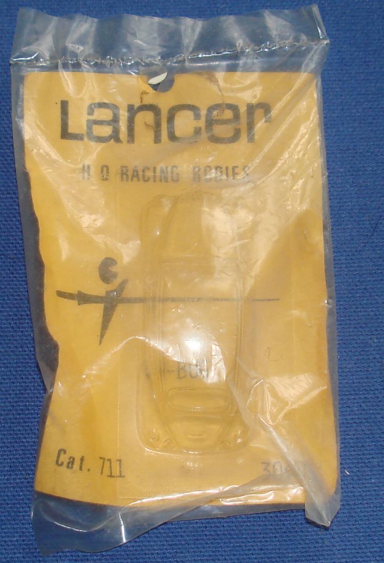 Lancer HO Scale Clear Slot Car Body Kit 711 German Volkswagen VW Beetle Bug
