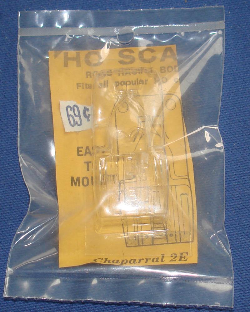 Lancer HO Scale Clear Slot Car Body Kit Chaparral 2E