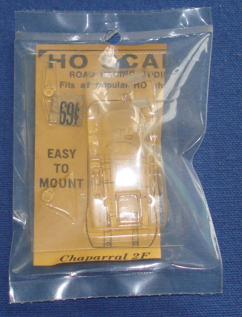 Lancer HO Scale Clear Slot Car Body Kit Chaparral 2F