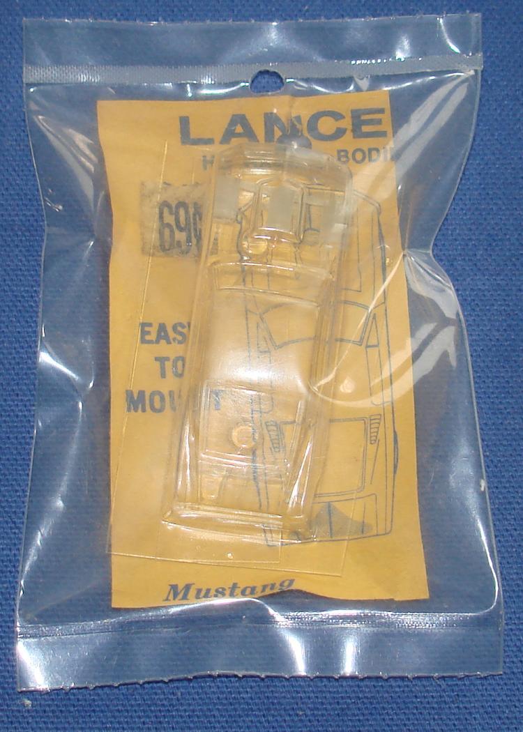 Lancer HO Scale Clear Slot Car Body Kit 702 Ford Mustang