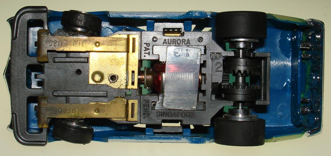 BOX 52 AFX Ford Thunderbird HO Slot Car Chassis