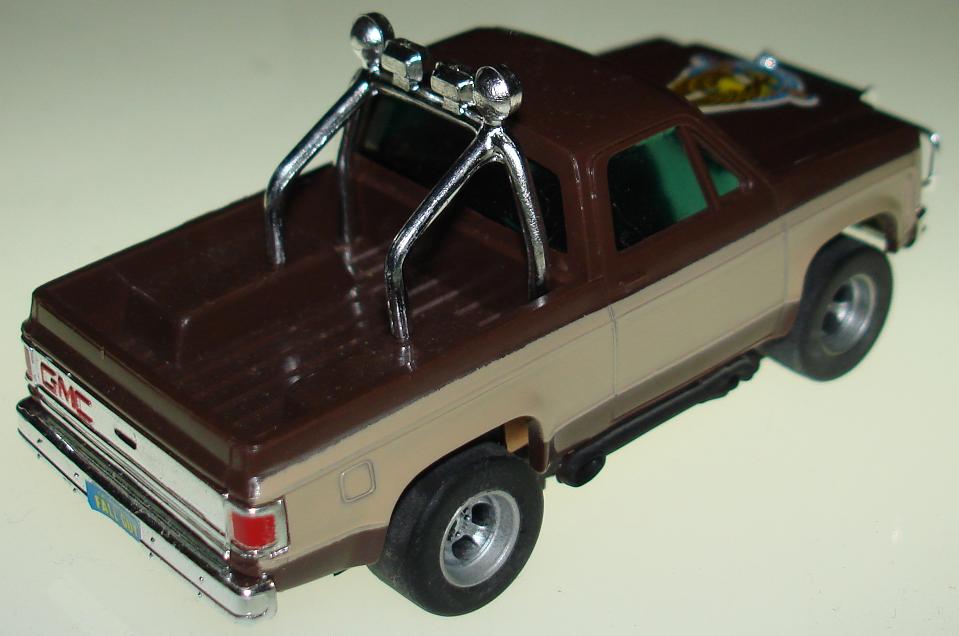 Lee Majors Colt Seavers Fall Guy GMC Pickup Truck Aurora AFX Slotcar Passenger Bed