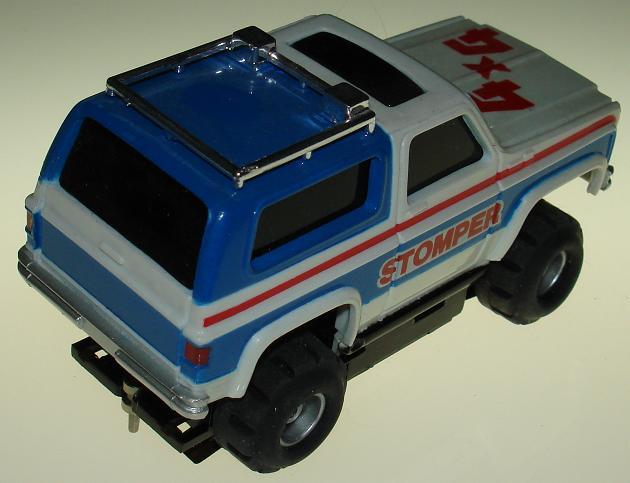 TYCO US-1 Stomper 4x4 Slot Car Chevrolet Blazer Truck Trunk