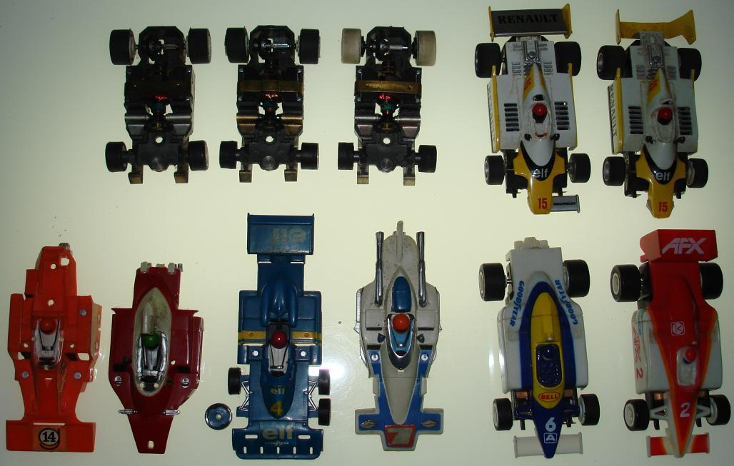 HO Scale Open Cockpit Formula F1 Slotcars