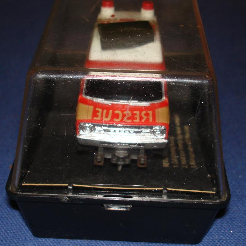 Aurora AFX Magna Traction Dodge Rescue Van Vehicle Slot Car MIB Front Grille