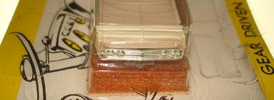 Atlas HO Slot Car Tan Oldsmobile Starfire Front Bumper