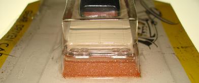 Atlas HO Slot Car Tan Oldsmobile Starfire Back Bumper