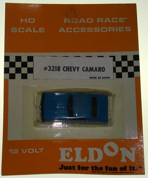 Eldon HO Ready To Race Slot Car Racing Blue Chevrolet Chevy Camaro #3218 Eldon HO Ready To Race Slot Car Racing Blue Chevrolet Chevy Camaro #3218