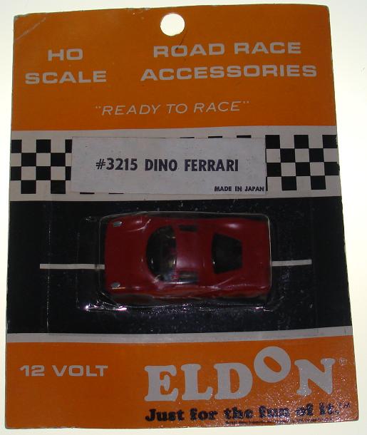 Eldon HO Ready To Race Slot Car Racing Red Dino Ferrari #3215 Eldon HO Ready To Race Slot Car Racing Red Dino Ferrari #3215