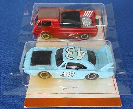 Tycopro Real Racing Richard Petty #43 Superbird 8833 Trick Truck 8832 Slot Cars Driver Side Doors