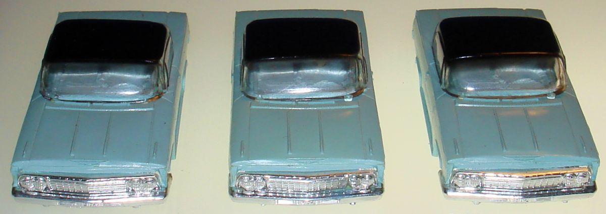 Atlas HO Slot Car Racing Chevrolet Impalas Bodies Hoods