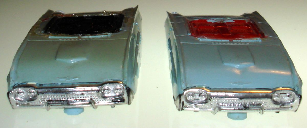 Atlas HO Slot Car Racing Ford Thunderbird Bodies Hoods