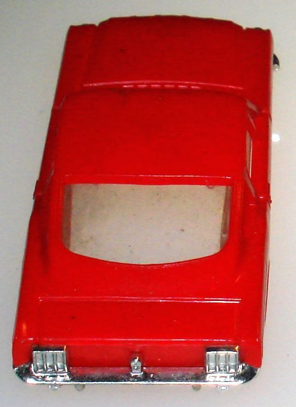 Atlas HO Slot Car Racing Ford Mustang Fastback Body Trunk