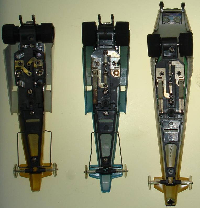 4 gear slot car chassis