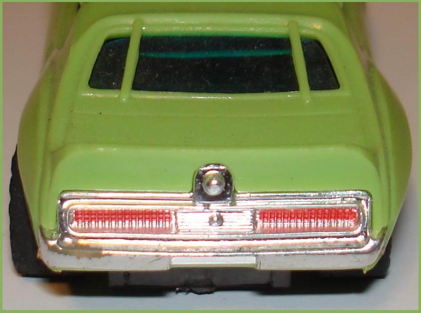 Aurora AFX Javelin Pro Stock Lime Green Black Slot Car Rear Bumper Grill