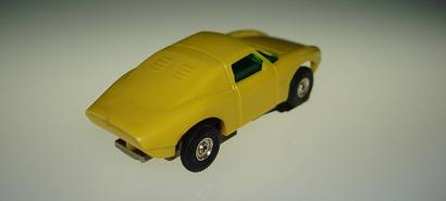 Atlas HO Slot Car Lemon Porsche 904 Rear