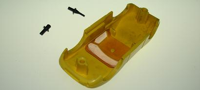 Atlas HO Slot Car Lemon Porsche 904 Posts