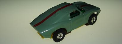 ATLAS HO SLOT CARS PEA GREEN PORSCHE 904 GTO & HARD TO FIND YELLOW CHASSIS