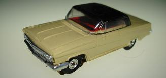 Atlas HO Slot Car Yellow Chevrolet Impala Front Bumper