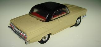 Atlas HO Slot Car Yellow Chevrolet Impala Rear Bumper
