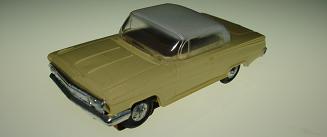 Atlas HO Slot Car Yellow Chevrolet Impala Front Bumper