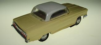 Atlas HO Slot Car Yellow Chevrolet Impala Rear Bumper