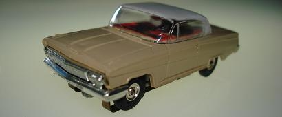 Atlas HO Slot Car Tan Chevrolet Impala Front Bumper
