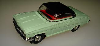 Atlas HO Slot Car Seafoam Green Chevy Impala Front Bumper