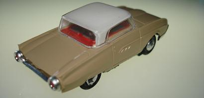 Atlas HO Slot Car Tan Ford Thunderbird Rear Bumper