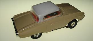 Atlas HO Slot Car Tan Ford Thunderbird Rear Bumper