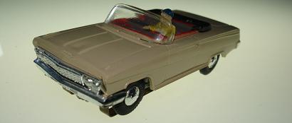 Atlas HO Slot Car Tan Chevrolet Impala Front Bumper