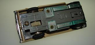 Atlas HO Slot Car Tan Chevrolet Impala Convertible Posts