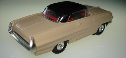 Atlas HO Slot Car Tan Pontiac Grand Prix Rear Bumper
