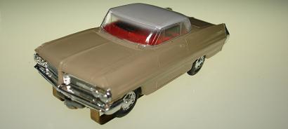 Atlas HO Slot Car Tan Pontiac Grand Prix Front Bumper