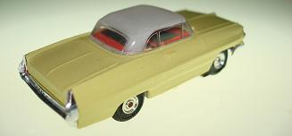 Atlas HO Slot Car Yellow Pontiac Grand Prix Rear Bumper