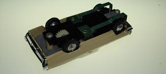 Atlas HO Slot Car Pontiac Grand Prix Hardtop Chassis Posts