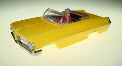Atlas HO Slot Car Lemon Pontiac Grand Prix Front Bumper