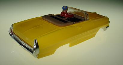 Atlas HO Slot Car Lemon Pontiac Grand Prix Rear Bumper