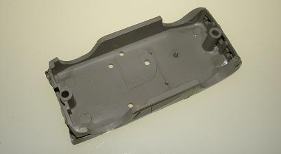Atlas HO Slot Car Grey Chevy Vette Body