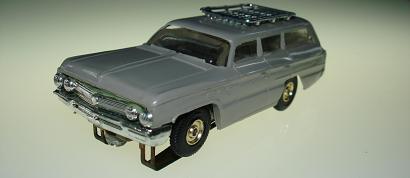 Atlas HO Slot Car Grey Station Wagon Front Bumper