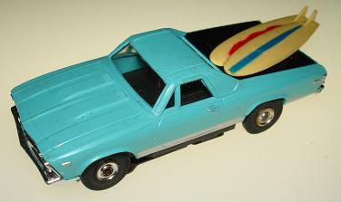 Aurora TJET Chevrolet El Camino HO Slot Car Hood