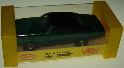 Aurora TJET Dodge Charger HO Slot Car NMIB