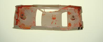 Aurora TJET Dodge Charger HO Slot Car Body Chassis Posts