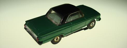 Aurora TJET Ford Fairlane Hardtop HO Slot Car Trunk