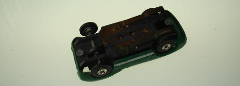 Aurora TJET Ford Lola GT Olive Slot Car Chassis