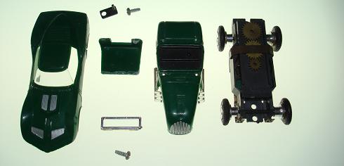 Aurora TJET Mako Shark HotRod HO Slot Car Hood
