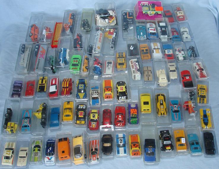 Aurora TJET AFX Tycopro HO Slot Car Collection 79 SlotCars Trucks Jeeps