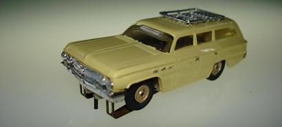 Atlas HO Slot Car Yellow Station Wagon Front Bumper