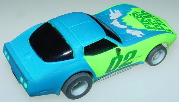 Tyco Chevrolet Corvette Pikes Peak Slot Car #7038 Trunk